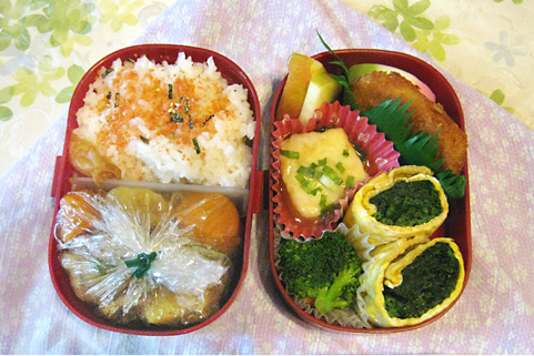 My mother's hand-made full of love bento